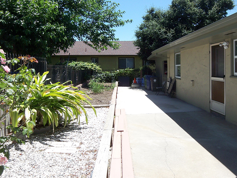 Patio & Garden Area