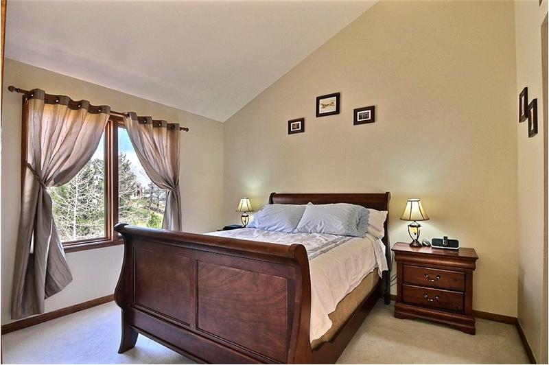 Master Bedroom with Vaulted Ceiling
