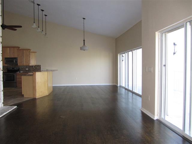 Living, Dining and Kitchen