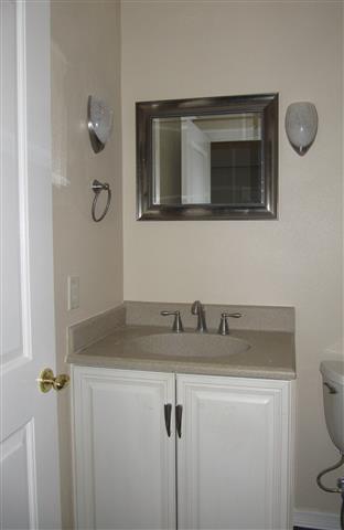 Half Bath in Living Area