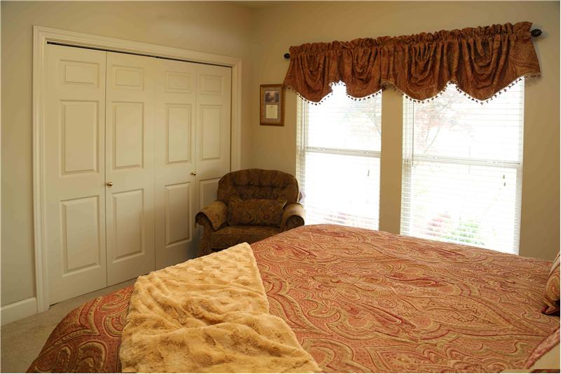 Guest Bedroom with golf course view
