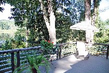 Deck overlooking Lake
