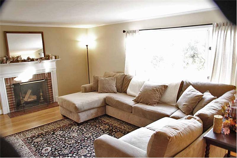 Living Room with Fireplace