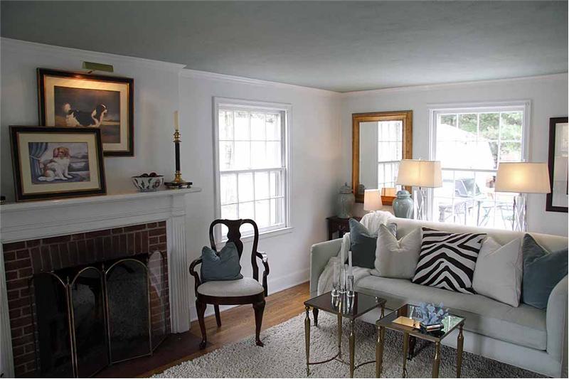 Living Room with Fireplace