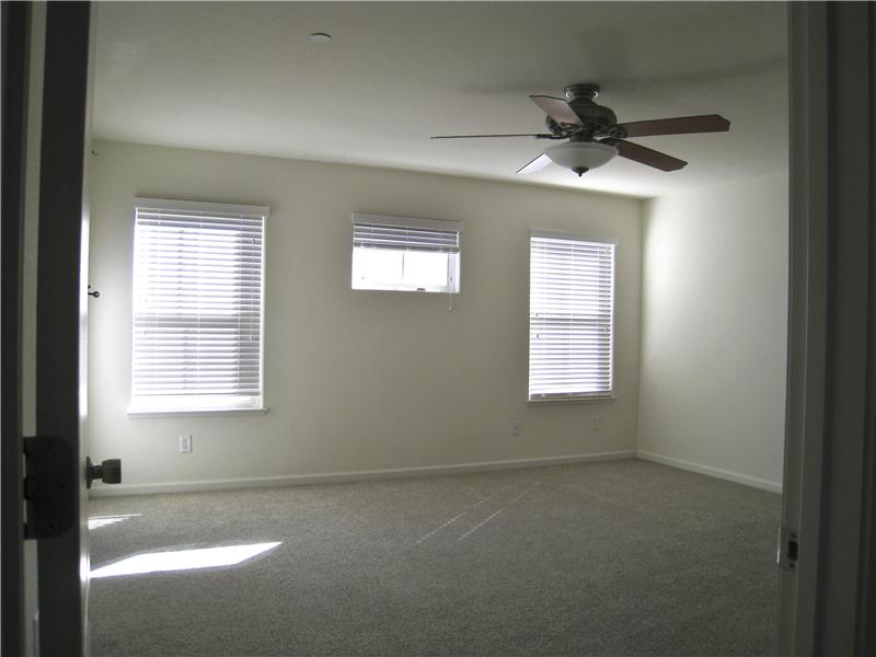Master bedroom filled with light