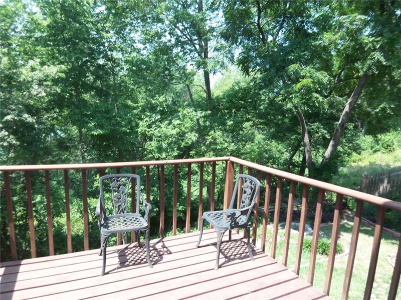 Deck Overlooks Trees