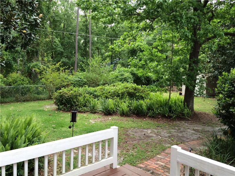 Landscaped Fenced Back Yard