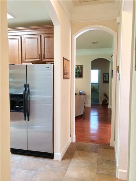 Arched Trim on Hallways