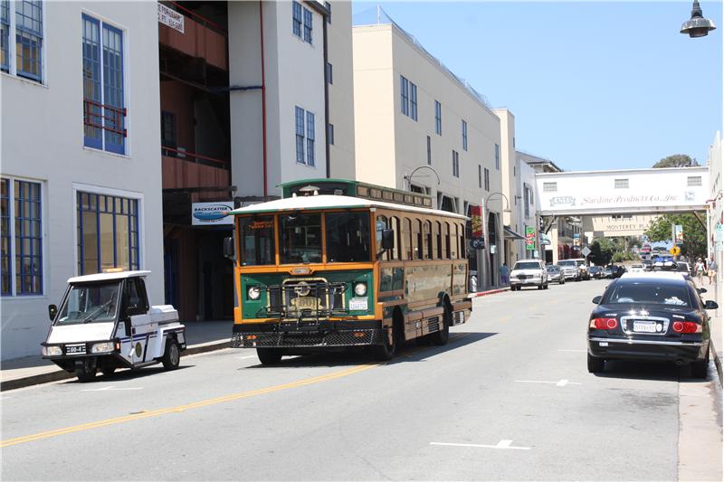 Cannery Row with Trolley