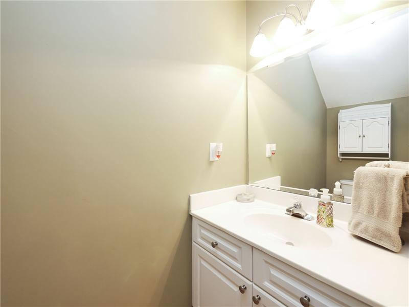 Powder room on main level