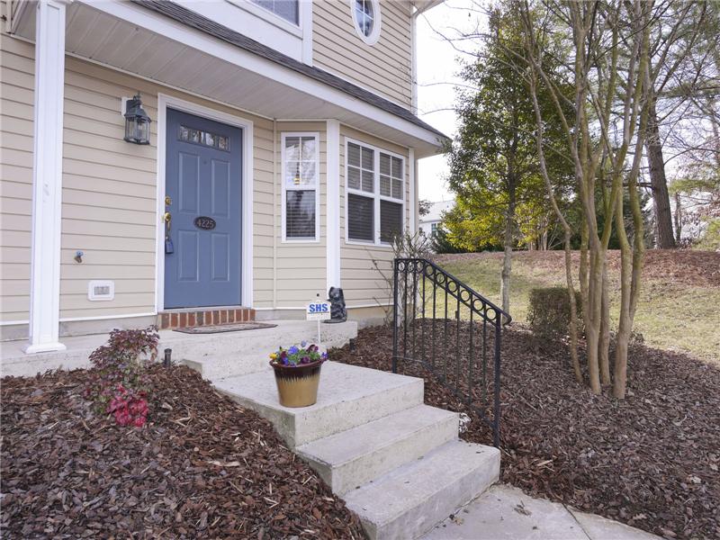 Welcoming front porch