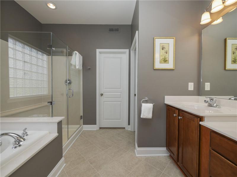 Double adult-height vanities