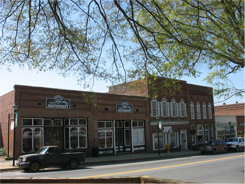 Historic downtown Waxhaw NC