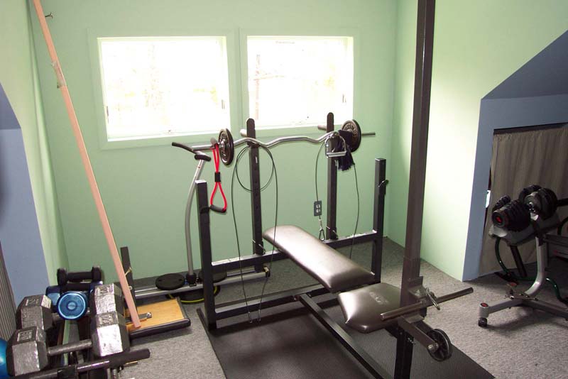 Bedroom used as Exercise Room