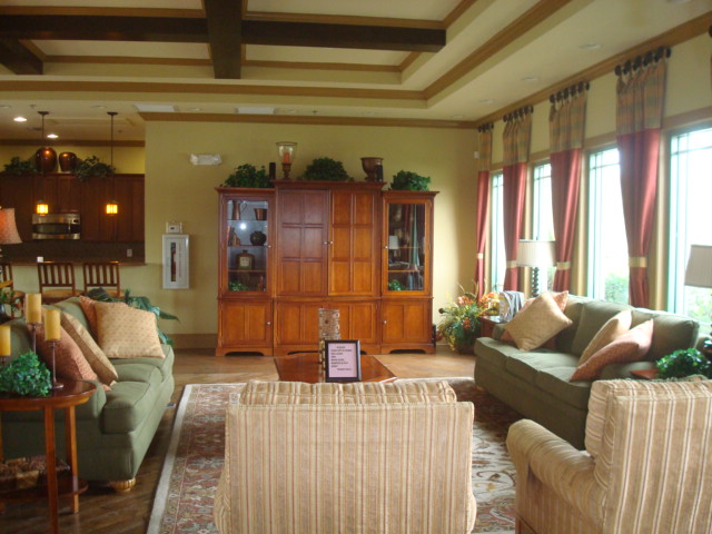 Gathering room in the Clubhouse