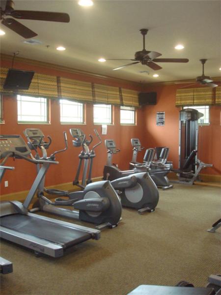 Fitness room in the Clubhouse