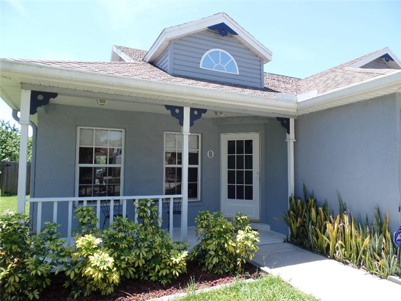 Covered front porch