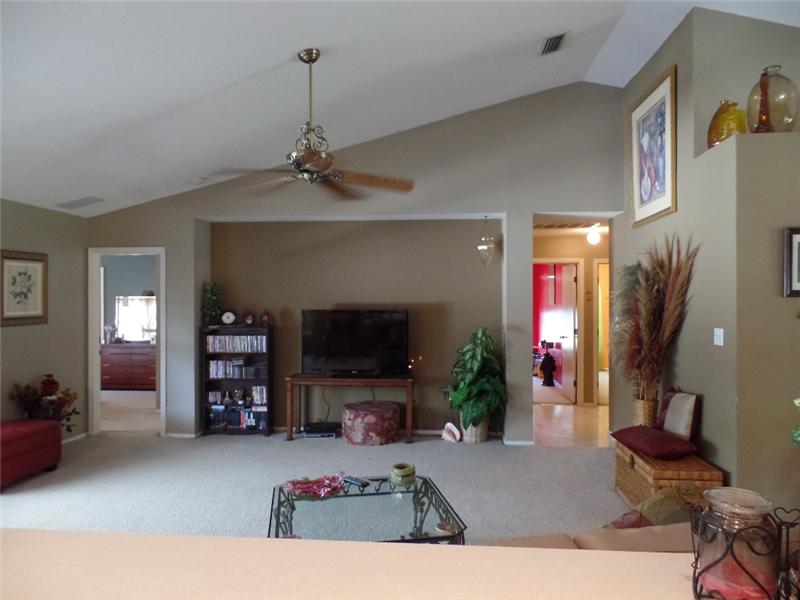 Looking into Gathering Room from Kitchen