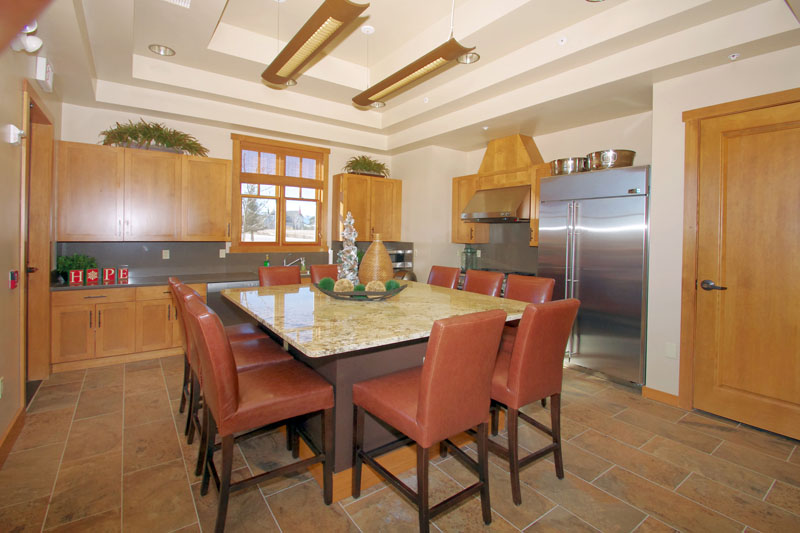 Large kitchen in the Ranch House is great for parties and get-togethers!