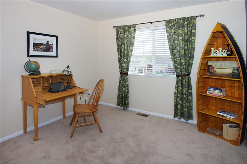 Bedroom 4, currently being used as an office