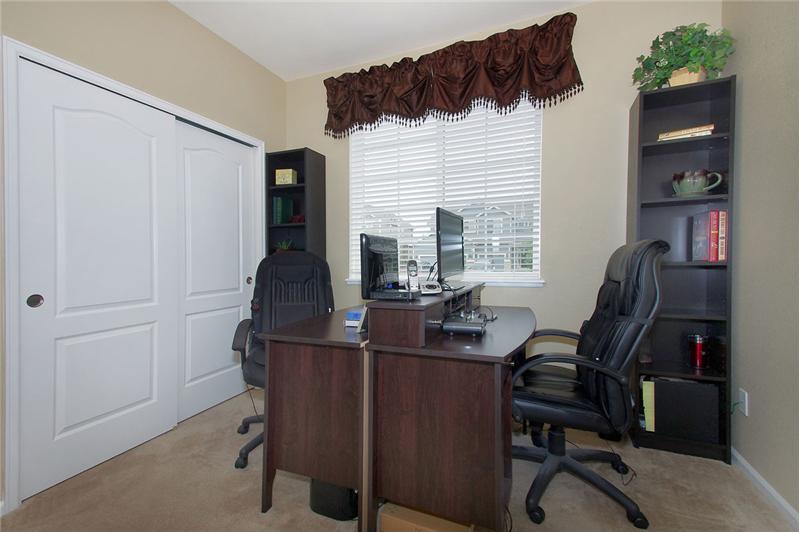 Secondary bedroom currently being used as an office