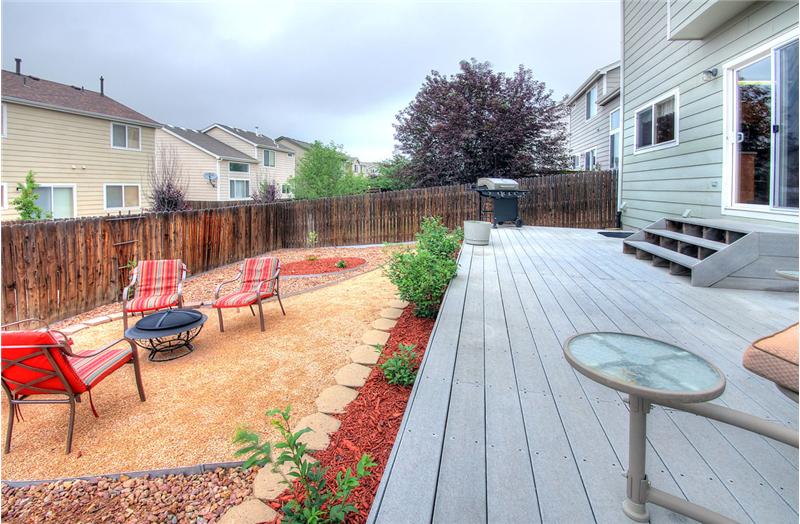 View of 11 x 33 composite deck