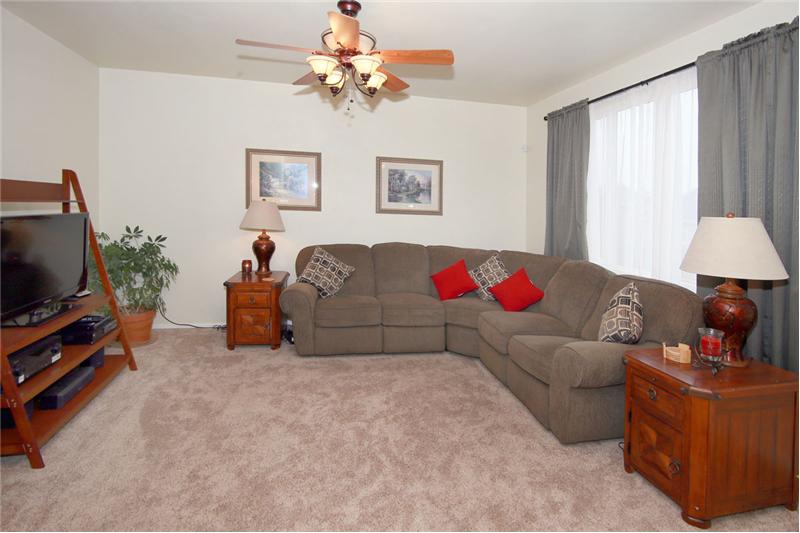 Spacious family room