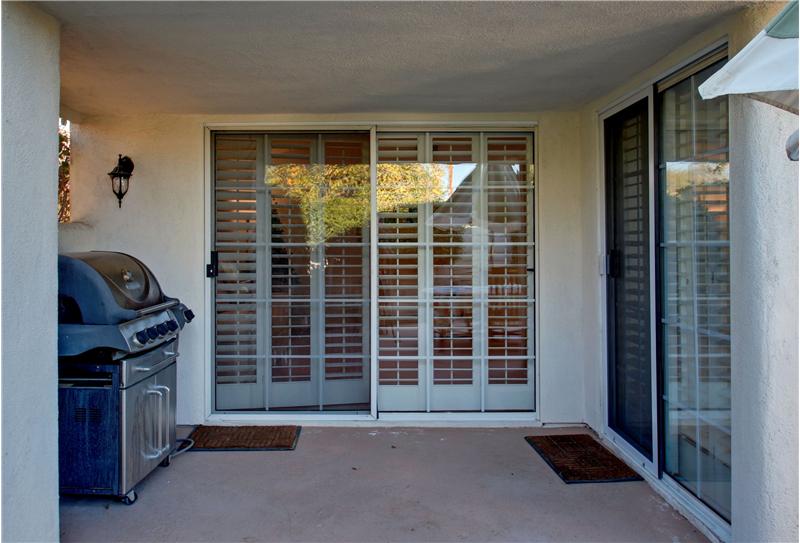 Private Patio Off Living Room