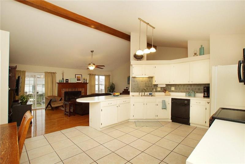 Kitchen looking into great room