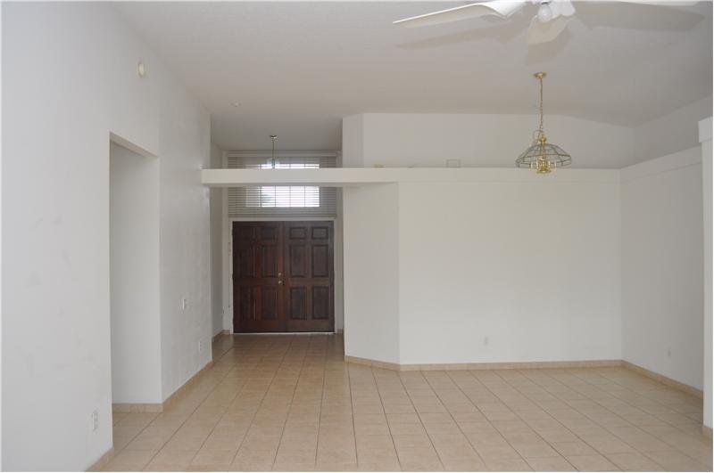 Foyer and dining room