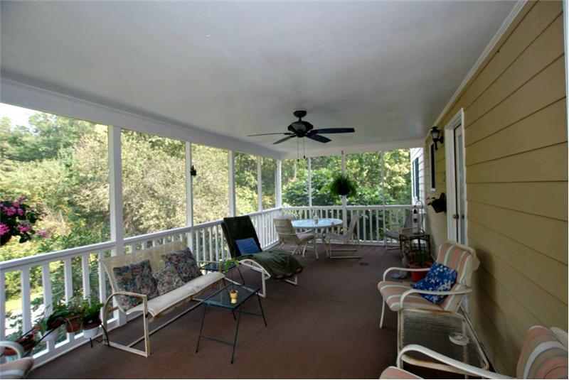 Screened porch