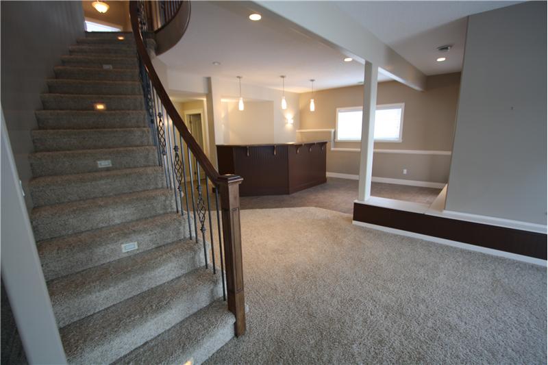 Walk Out Basement with Wet Bar