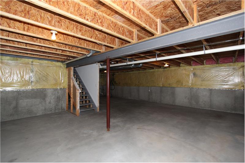 Unfinished basement