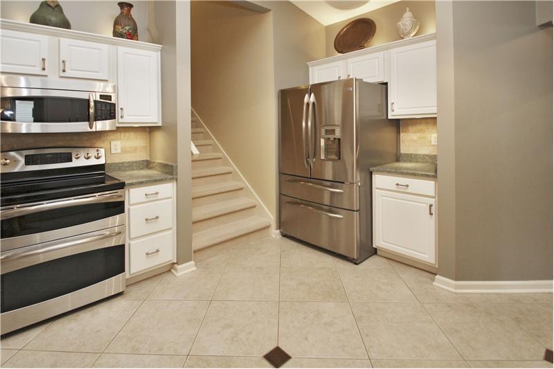 Tiled floor