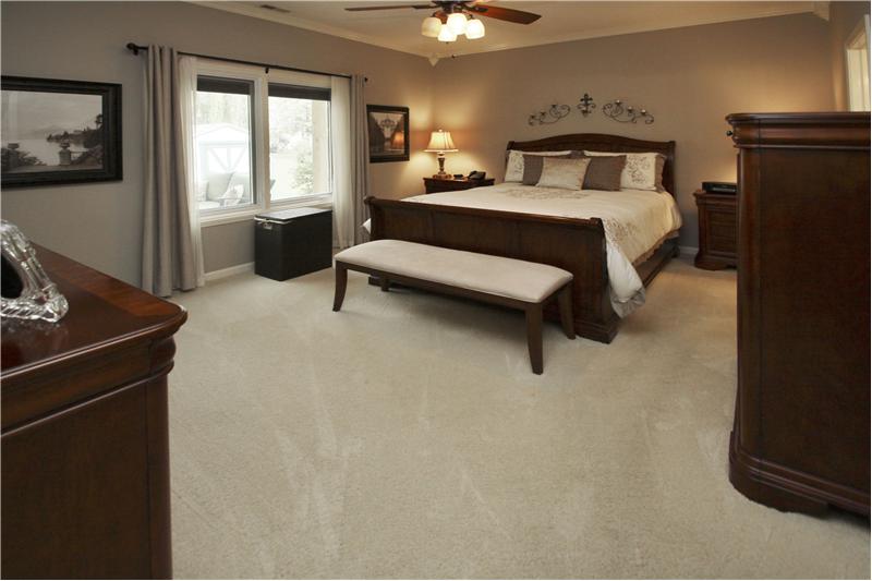 Spacious master bedroom