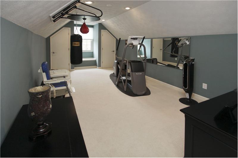 Finished room over the garage.