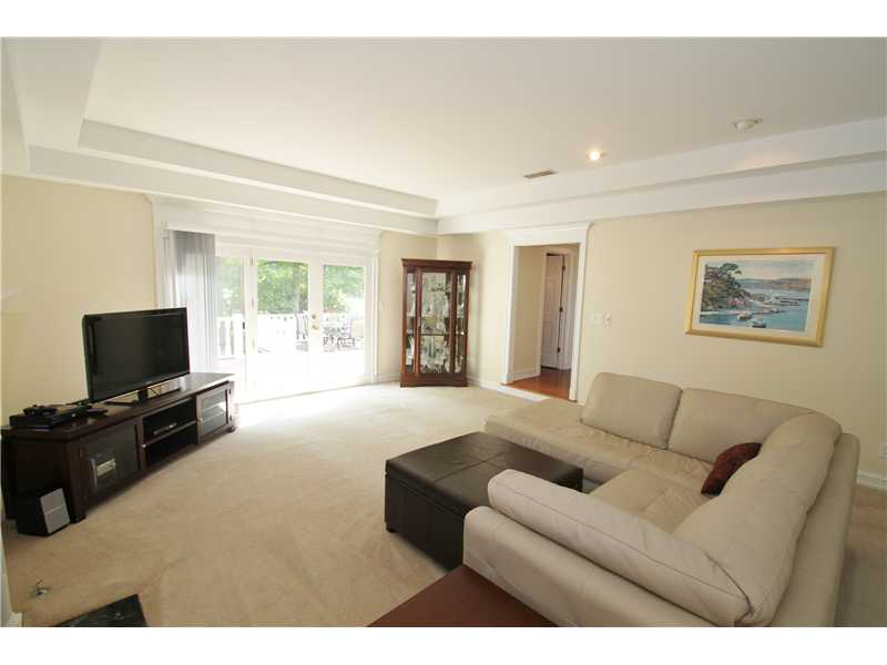 Great room w/entrance to the deck.