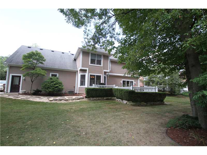 Back view of house