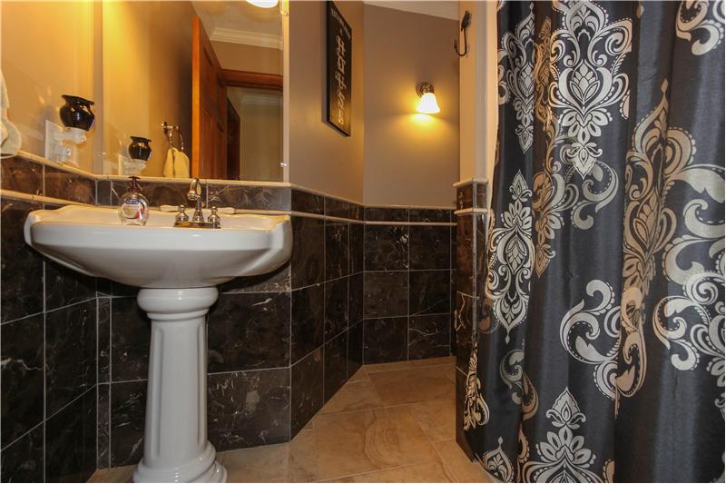 Full bath on main floor.