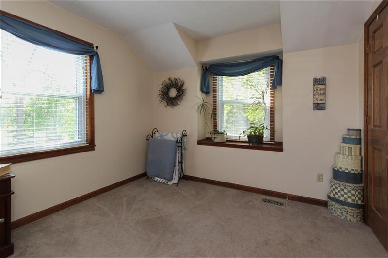 Sitting area in master bedroom.