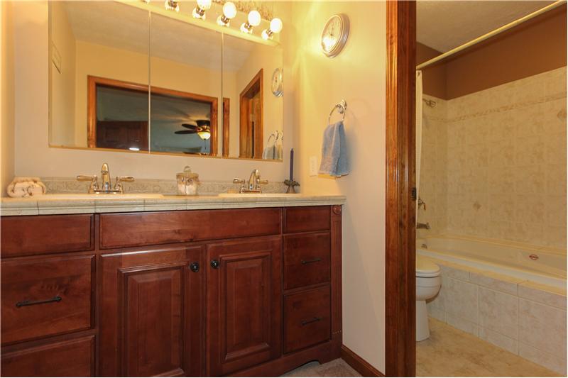 Master bathroom.