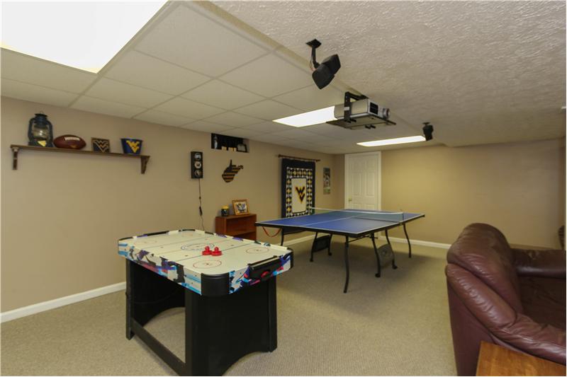 Finished basement.