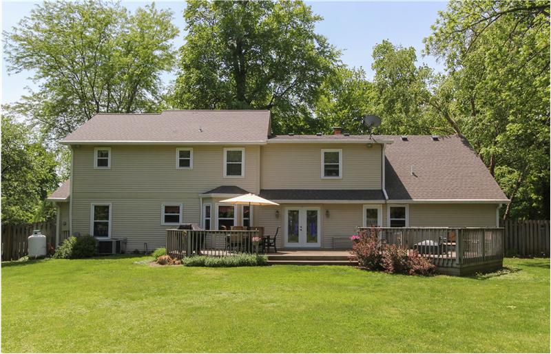 Back side of the house.