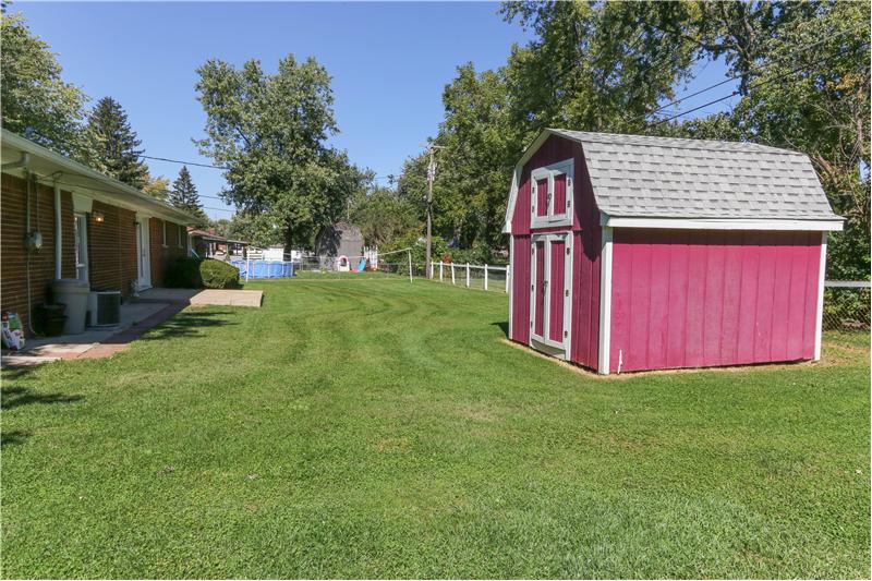 Large storage shed
