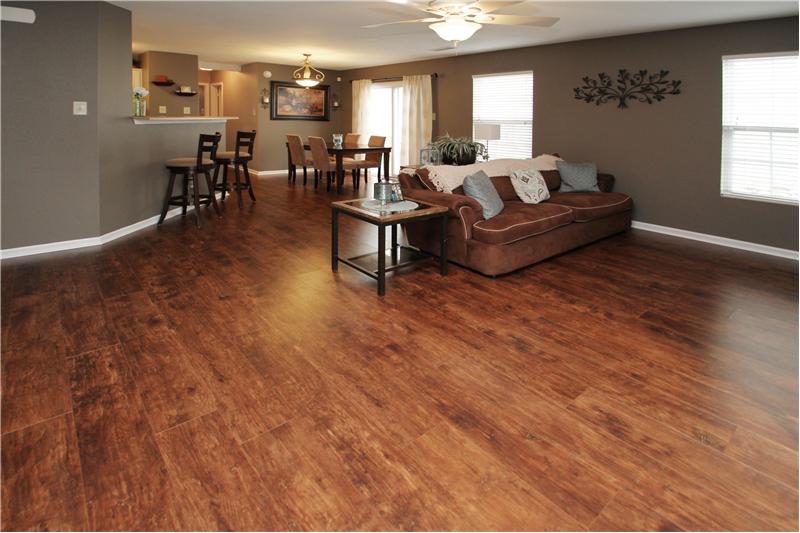 Great Room, open floor plan.