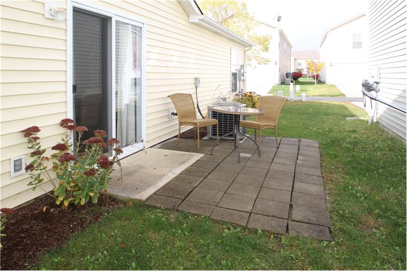 Side patio.