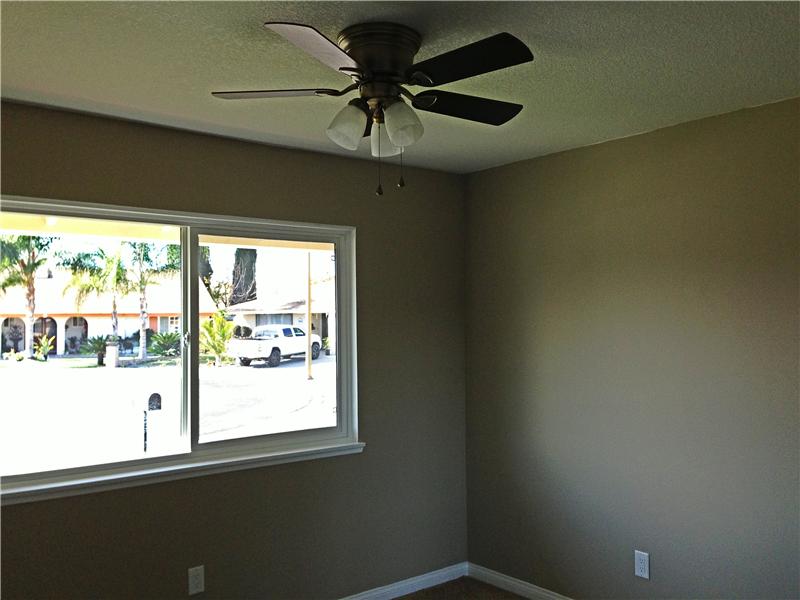 First Bedroom with Ceiling Fan