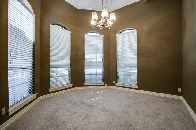 Entertain family and friends in the formal dining room.