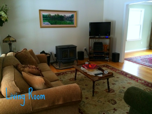 Living Room with Pellet Stove