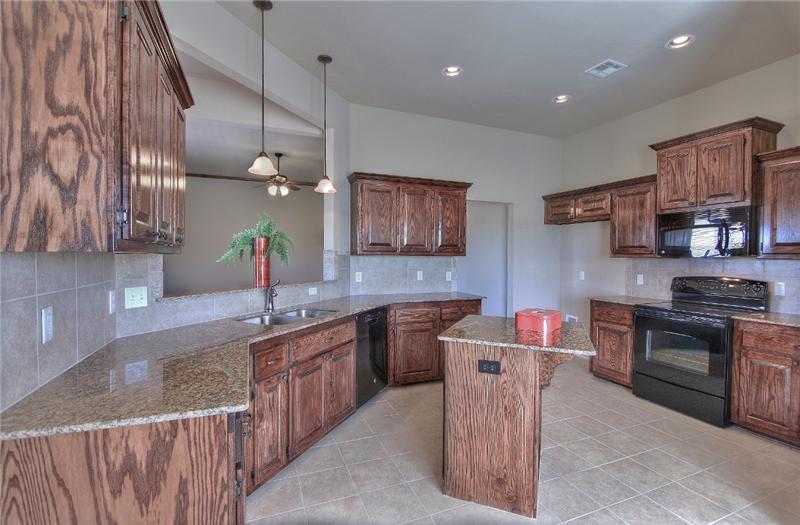 ISLAND AND SOLID WOOD CABINETS